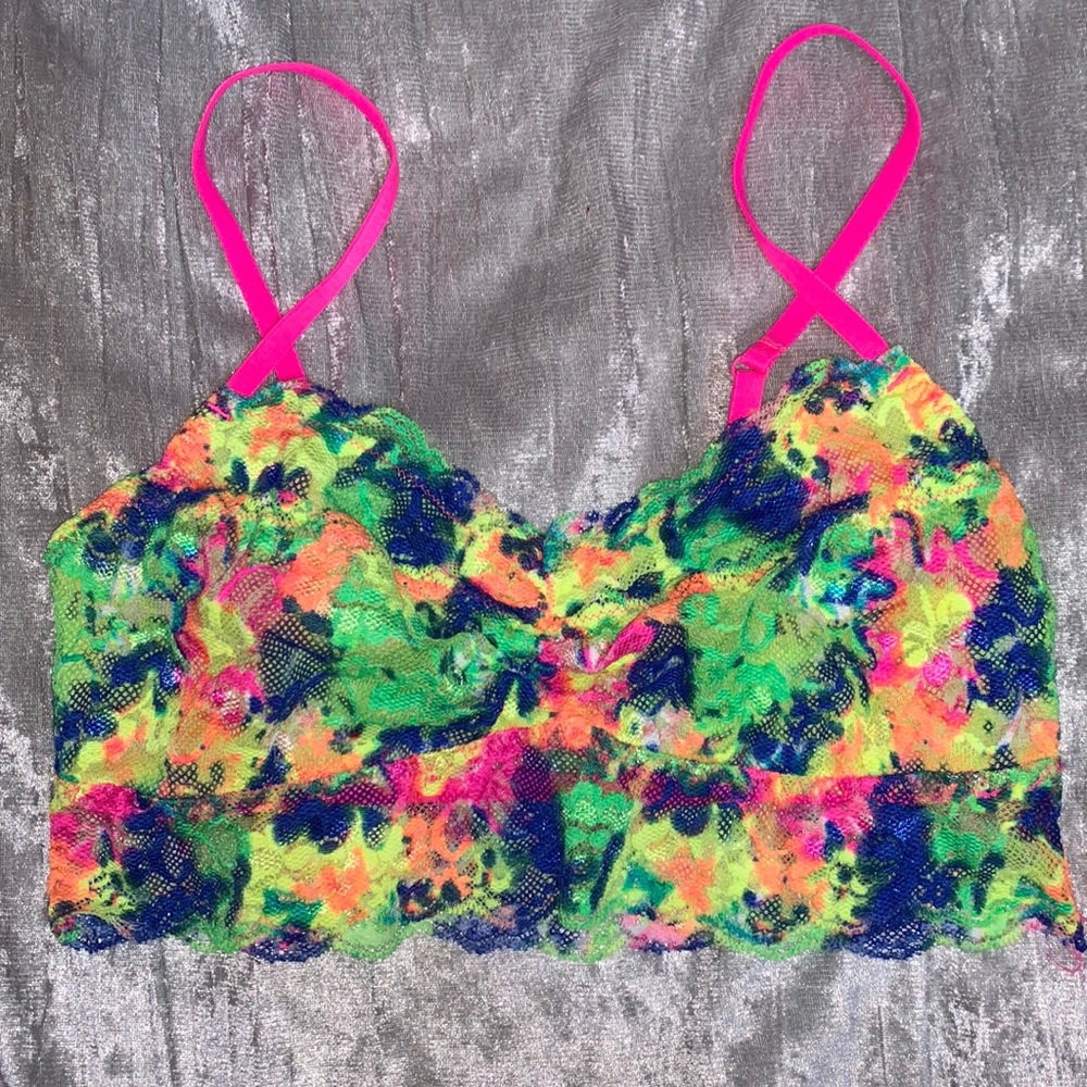 EXPRESS Colorful Lace Bralette